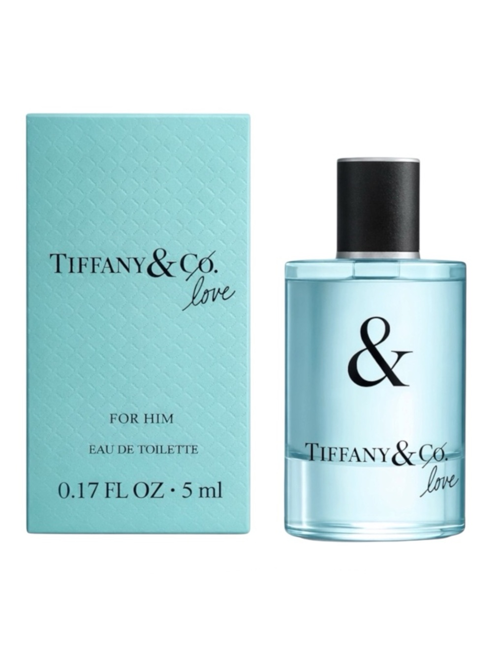 TIFFANY & CO. LOVE FOR HIM EDT MINIATURE FRAGRANCE BOTTLE - SIZE 5ML (PLS READ!)